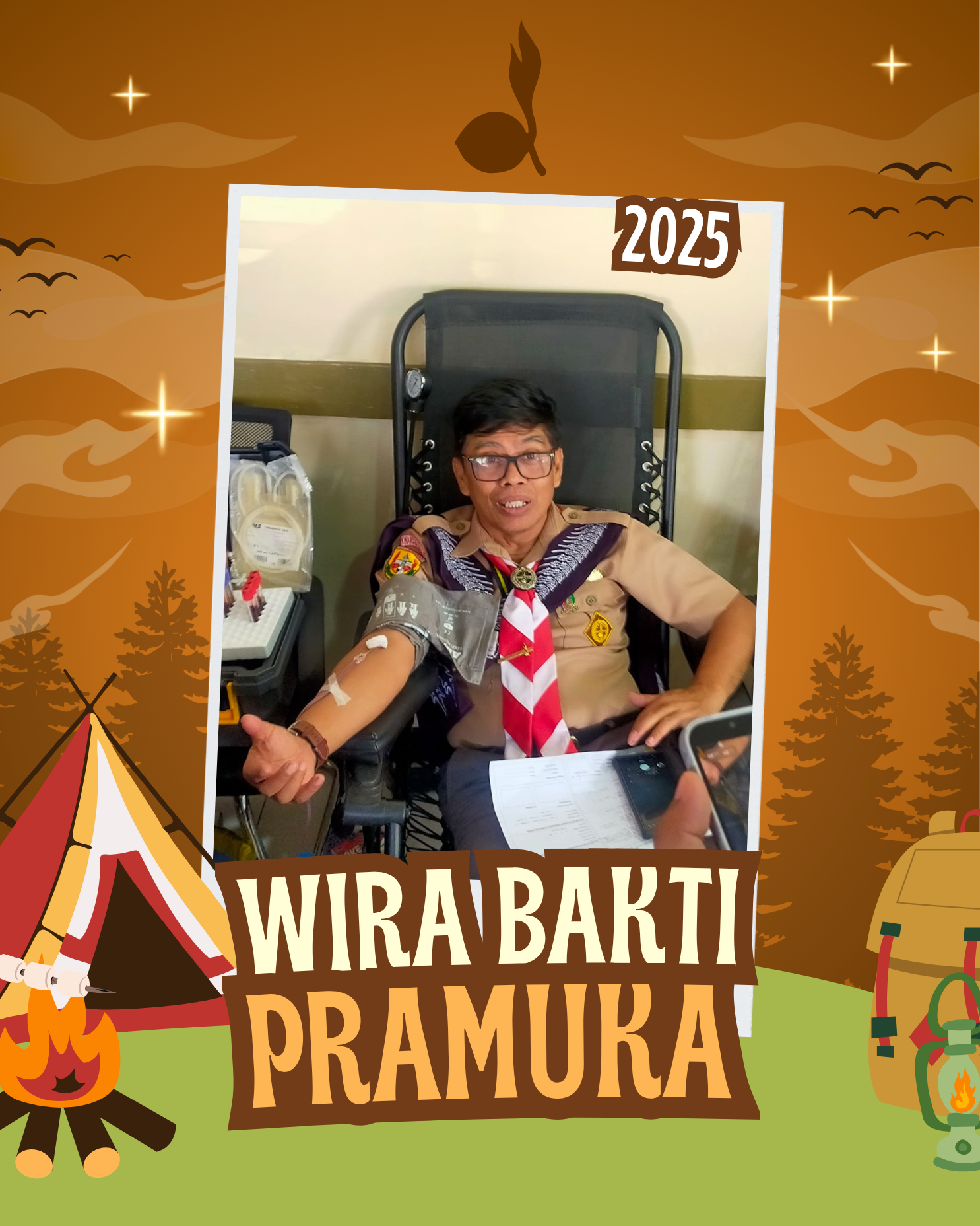 Kwarcab Garut Gelar Donor Darah, Ketua Kwarcab Ade Hendarsyah Turut Menjadi Pendonor