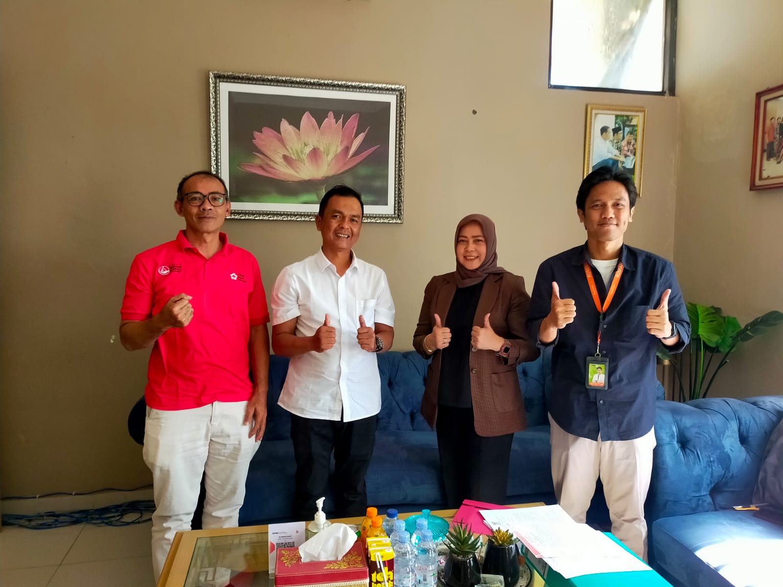 kunjungan kepala udd PMI Garut