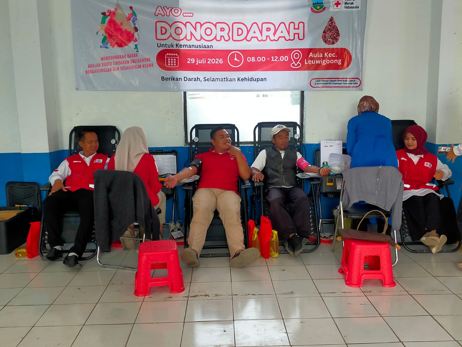 Desa Leuwigoong Gelar Donor Darah Rutin